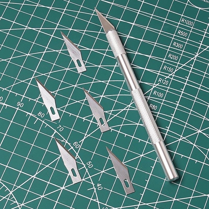 アルミ合金彫刻刀金属DIY彫刻刀セット手帳カット刀フィルム美工刀手作業模型フック刀|undefined