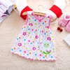 Summer children's sleevless dress, skirt