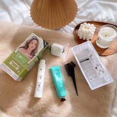 Mitsui International hair dye plant natural one-comb color hair dye cream wash color wash black hair dye comb popular color