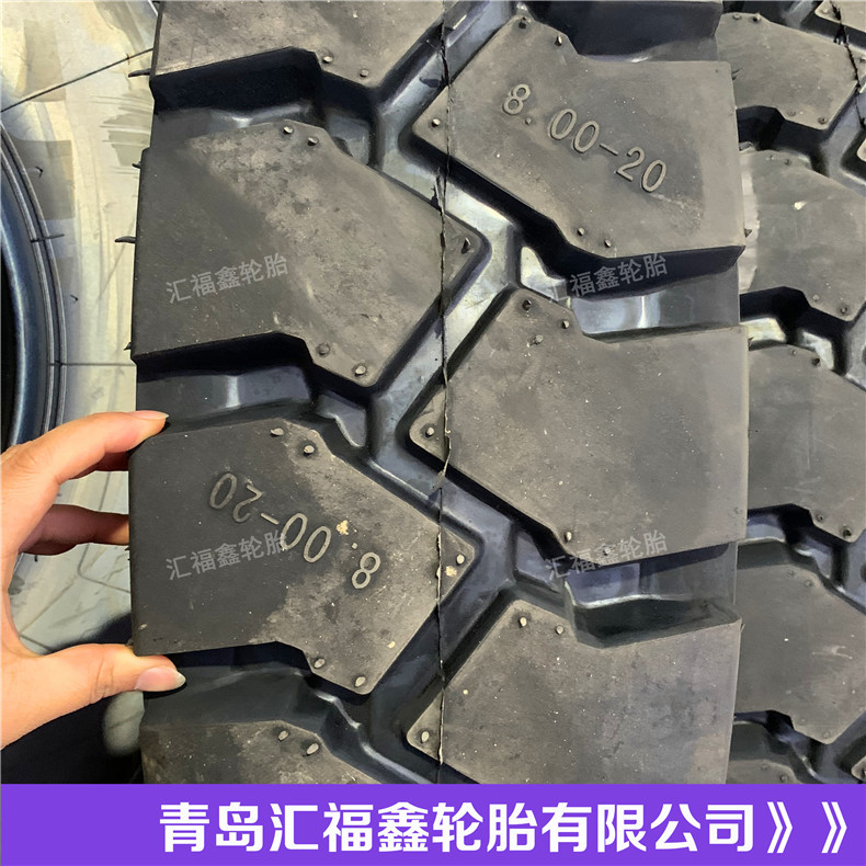 批发矿山矿区轮胎800-20工程胎填充轮胎8.00-20 22层加厚 大花