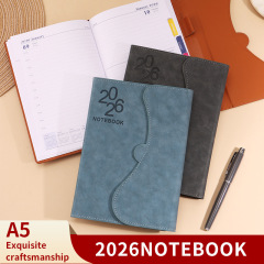 跨境2026日程本英文西班牙葡萄牙意大利文365天行程规划记事本子