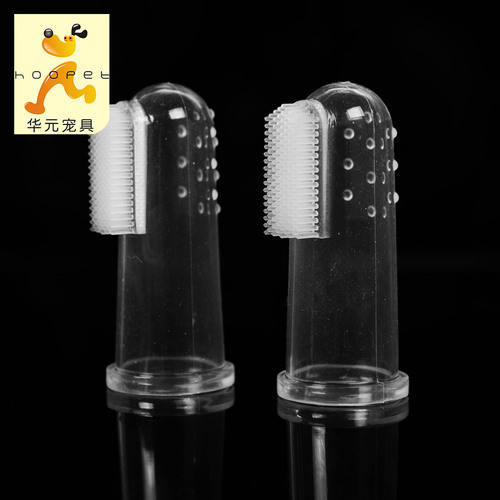 Teddy Poodle Dog Toothbrush, Pet Finger Coat Toothbrush, Remove Bad Breath and Remove Tartar, Pet Oral Cleaning Supplies