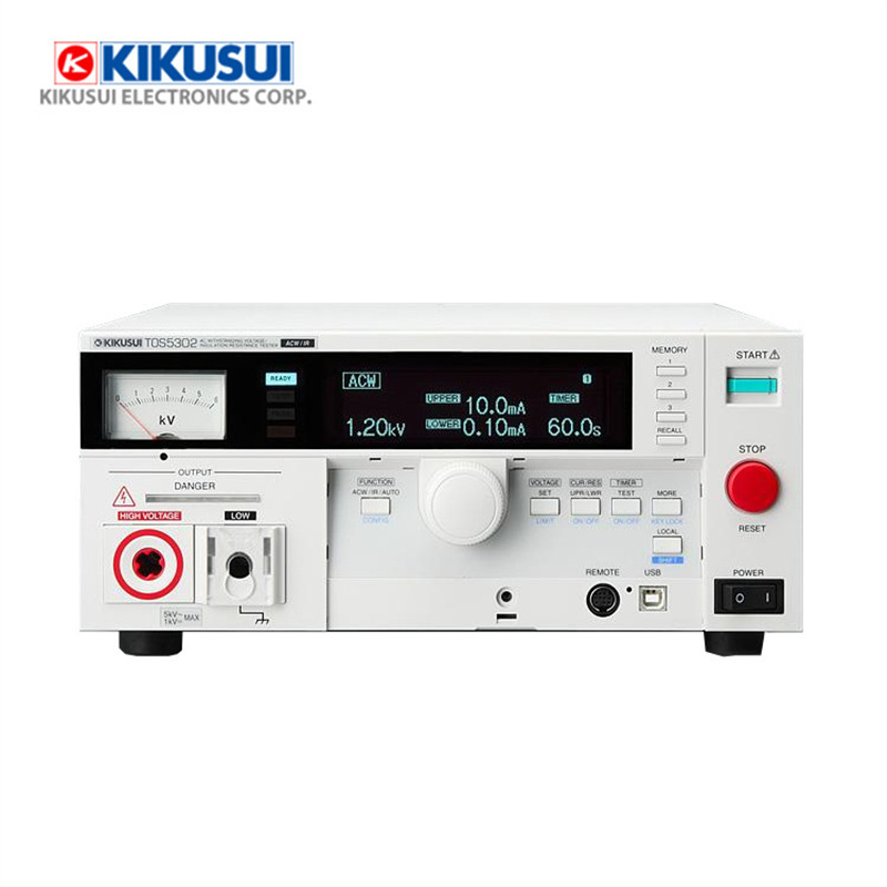 菊水KIKUSUI绝缘电阻测试仪高精度耐电压测试仪TOS5301 TOS5302
