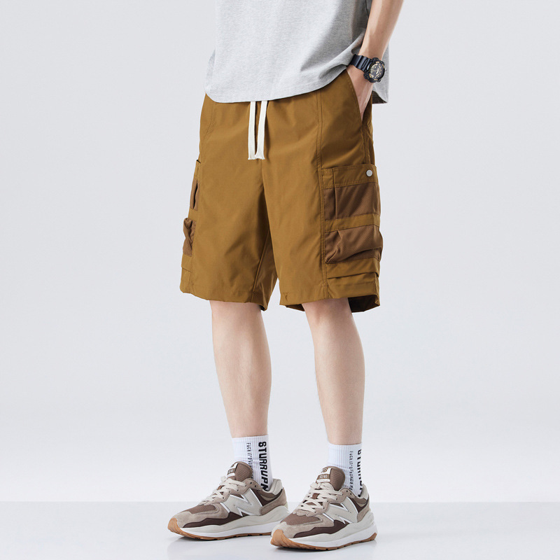 Summer Essential Men's Tooling Shorts New Arrival Loose Fashion All-match Sports Stylish Waist Five-point Casual Pants