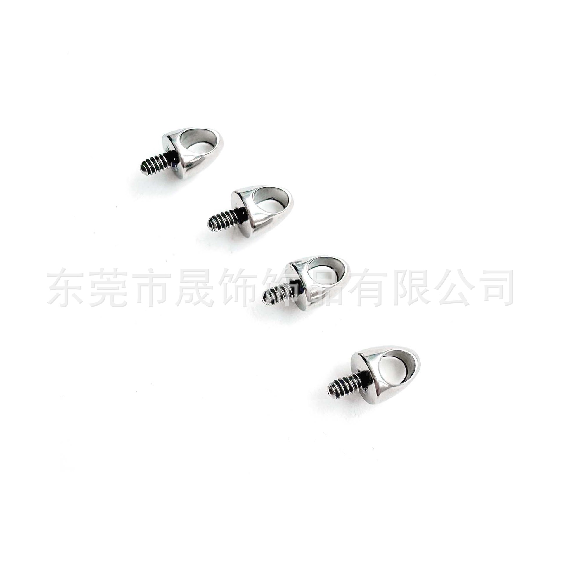 F136 Titanium 子弹头 Ear Stud Diy Pendant Accessories 外牙挂饰 Accessories G23 Implant Grade Titanium Piercing Jewelry Labret Stud