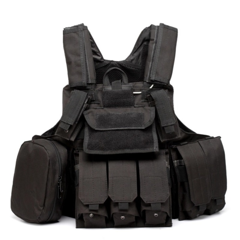 Ropa deportiva al aire libre, entrenamiento de camuflaje, chaleco de combate, chaleco a prueba de balas y a prueba de puñaladas, chaleco táctico de protección, chaleco