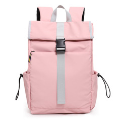 新型ビジネスカジュアル大容量リュックサック耐久性パソコンリュックサック男性外出リュックサック学生カバン