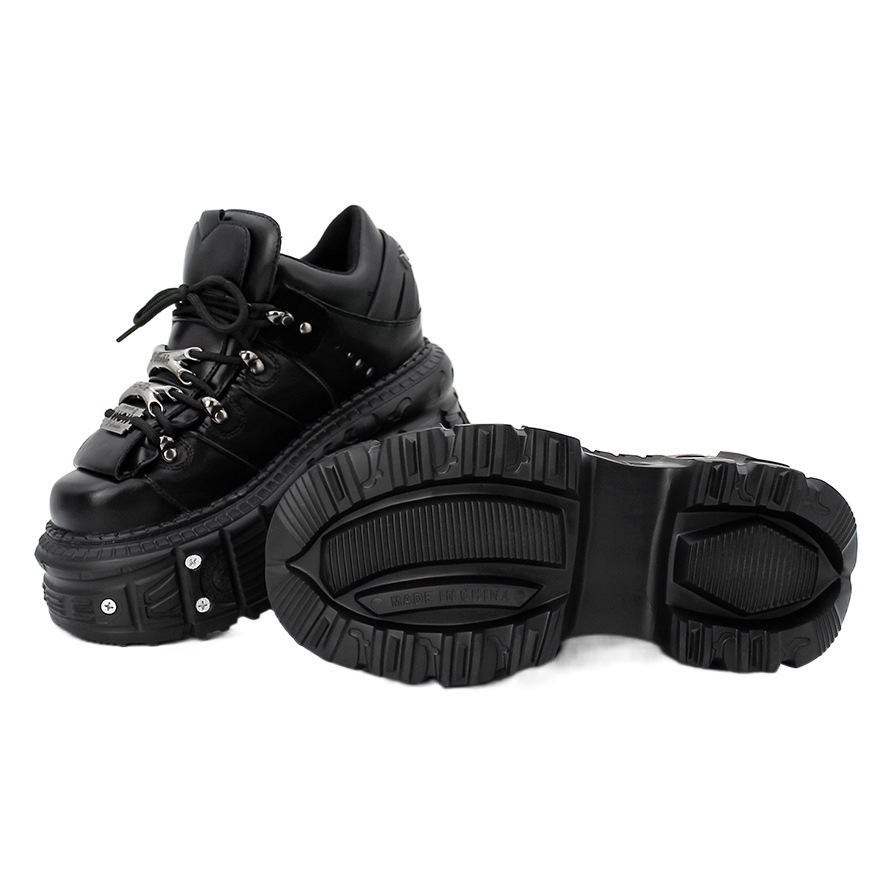クロスボーダーダークパパシューズプラットフォームレディースシューズヘビーメタル個性ゴシックスタイルパンクレディースブーツ工場卸売直接供給