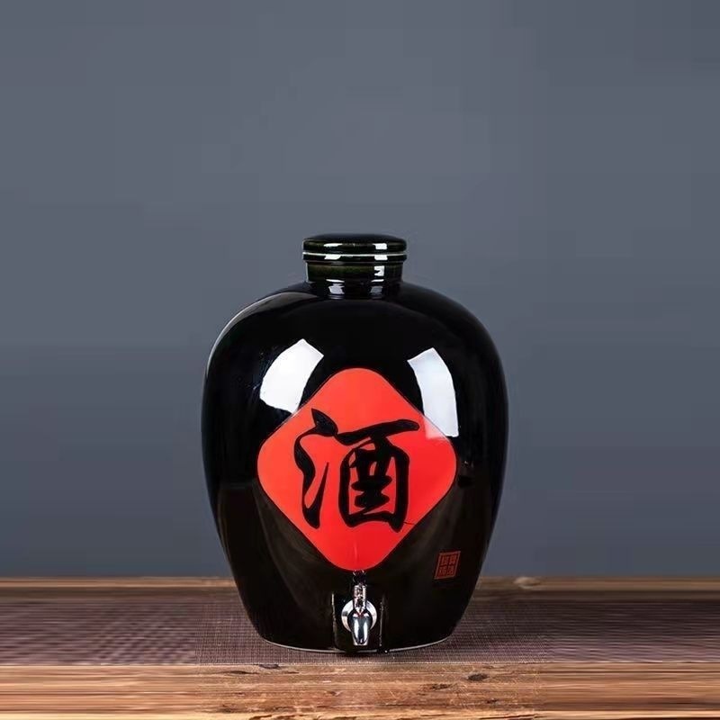 陶瓷酒坛10斤20斤50斤白酒酒缸泡酒瓶仿古密封酿酒子厂家批发代发|undefined