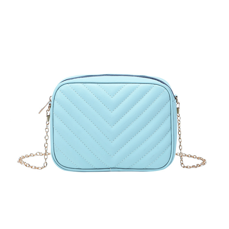 2023 nuevo bolso coreano universal moda ocio cadena bolso de hombro V bordado camerasa mochila image 13