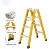 Стеклянная двусторонная дорожная портативная лестница для коммерческого использования