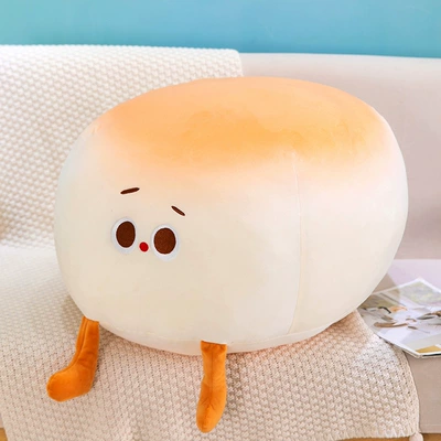 Creative New Small Steamed Bun Pillow, Cute and Soft Dumpling Plush Doll, Soft Cushion Pillow for Girls to Sleep on (Oyuncaq yastıqlar) - small-steamed-buns-10cm