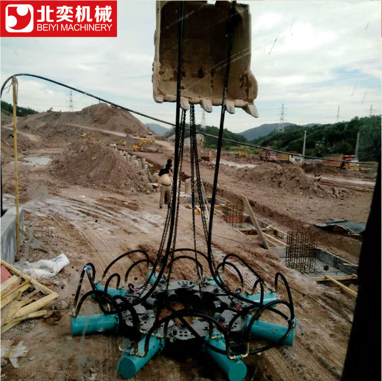 凿桩头机械设备 灌注桩破桩头使用机械  液压破桩机多少钱