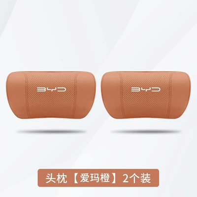 Byd Lumbar Support for Han, Headrest - byd-ideal-orange-2-headrests