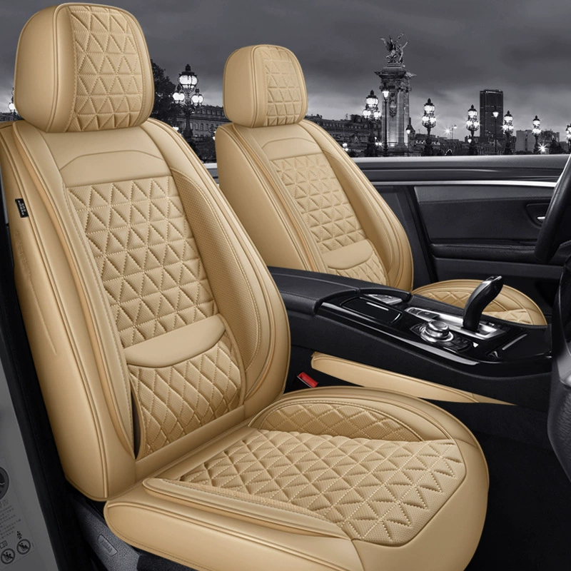 2024 новая полностью кожаная фиксированная талия крылышка автомобильная подушка сиденья