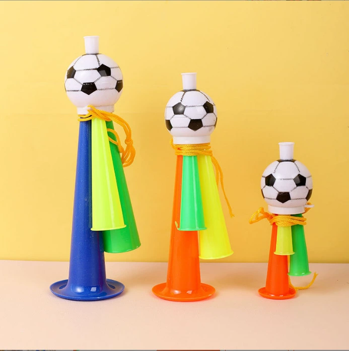 Football Trumpet Fans Love Small Three-tone Trumpet Toy Cheer Props Cheer Trumpet World Cup Trumpet