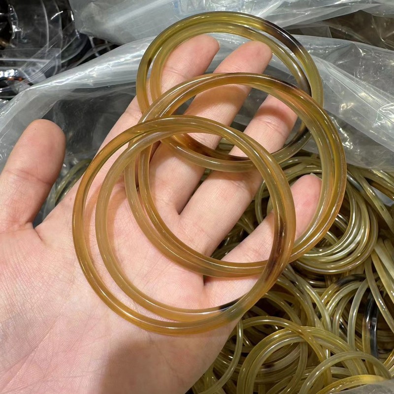 メーカーの卸売り天然羊の角は腕輪の手の細い腕輪になります。|undefined