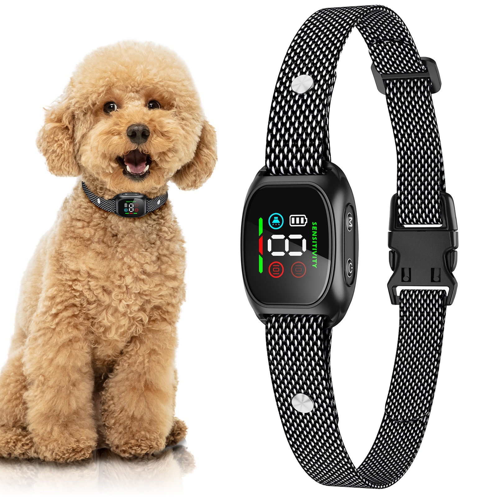Detección inteligente de perros anti-interferencia anti-ladro dispositivo automático anti-ruido collar de ladrido silencioso especial para perros domésticos