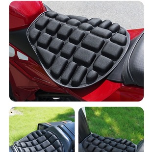 Cross-Border Hot Selling Eva Motorcycle Seat Cushion Black Sun Protection Waterproof Summer Universal Insulated Seat Cover Motorcycle Seat Cushion