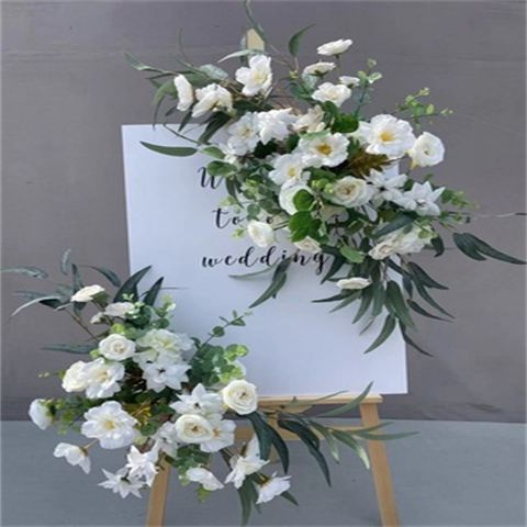 绢花花艺婚庆迎宾架迎宾牌木架婚礼水牌花指示牌花艺批发热卖厂家|undefined