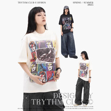 TRYTHMCLUB ������ʽ���Ƹ���ˮϴ����Ϳѻ���ɰٴ�Բ�����T����