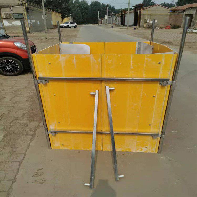 抢险应急装配式围井玻璃钢折叠式围堤挡水板防管涌不锈钢围井