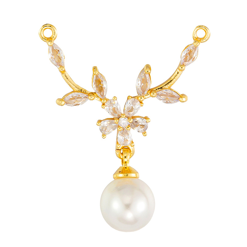 Antiguo método oro goteando aceite azul quemado colgante cuentas Dios de la riqueza atrapador de sueños flor cuentas de tambor accesorios de bricolaje joyería de transferencia