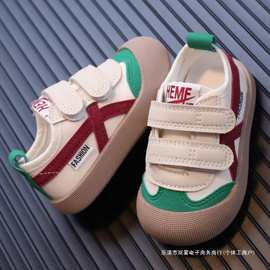 2025春季新款儿童板鞋1-3-6岁学步鞋防滑软底男女宝宝幼儿园球鞋