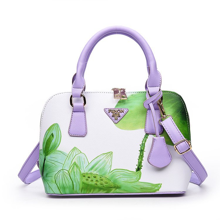 New trendy printed shell bags, European and American women's bags, single-shoulder crossbody hand-held women's bags, cross-border one-piece delivery worldwide undefined