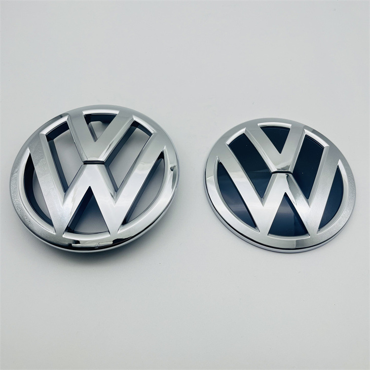Suitable for Volkswagen Caddy Front and Rear Logo Modification, 10-15/16-20 Model Caddy Center Grille Tail Logo, Black
