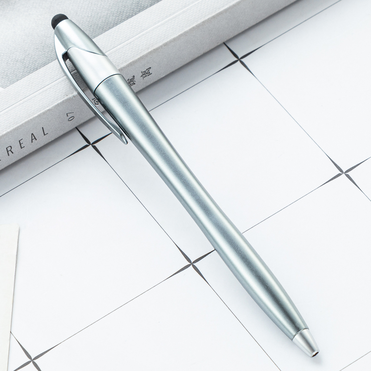 Fabricante mayorista bolígrafo de plástico imprimible logotipo capacitivo de escritura a mano bolígrafo publicitario regalos bolígrafo promocional