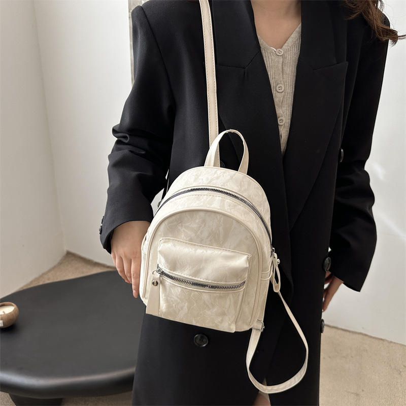 Bolsa de clase para estudiantes universitarios, dama 2024 nueva mini mochila pequeña, mochila de viaje universal