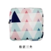 Pink blue triangle