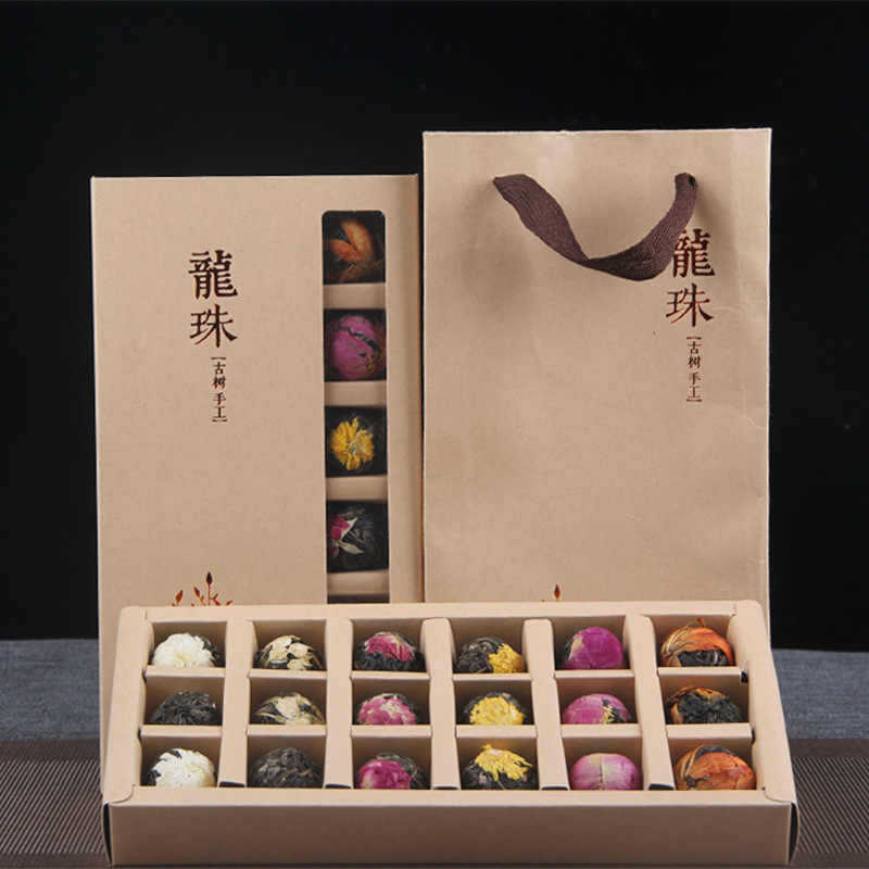 Floral-Scented Yunnan Pu'Er Raw Tea Dragon Pearls, Lily, Rose, Jasmine, Chrysanthemum, Peony Flower Tea Dragon Pearls Gift Box Wholesale Floral-Scented Yunnan Pu'Er Raw Tea Dragon Pearls, Lily, Rose, Jasmine, Chrysanthemum, Peony Flower Tea Dragon Pearls Gift Box Wholesale
