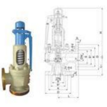 现货供应批发 化工管道及配件 带扳手弹簧全启式阀036