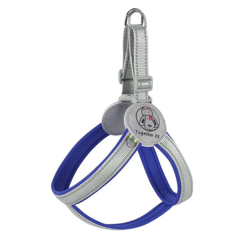 Cuerda de tracción para mascotas transfronteriza antirreflectante correas para perros medianas y grandes tipo chaleco cuerda para perros correas para el pecho para mascotas al por mayor