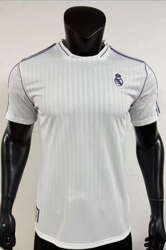 サッカーユニフォームクラブリバプールレトロホームチャンピオンズリーグバージョンレアルマドリードホームジャージクラシックレトロサッカーユニフォーム|undefined