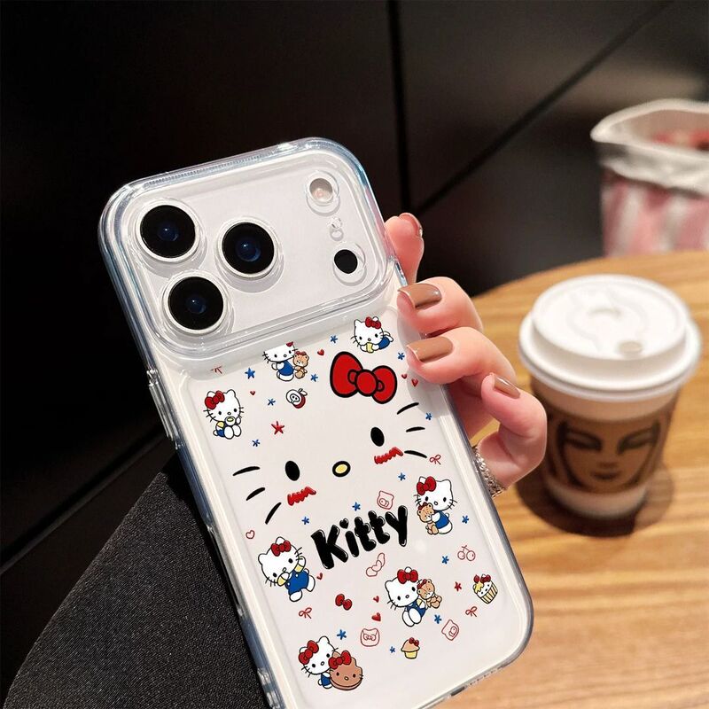 Kt Cat Is Suitable for Apple 17Promax Phone Case Iphone1615 Full Coverage 1312/Xhellokitty