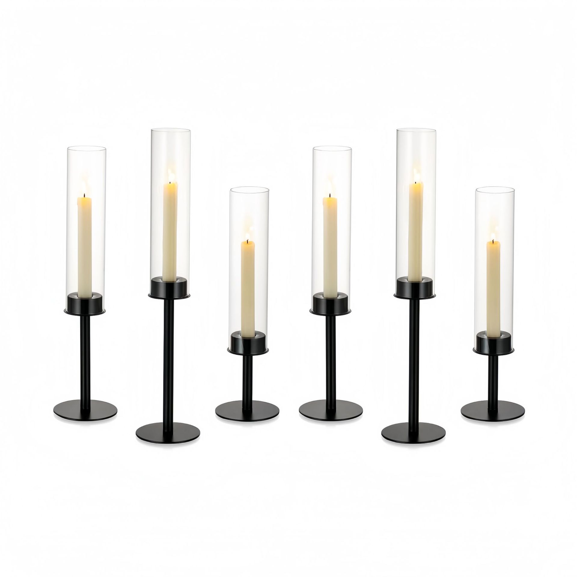 Especial transfronterizo para amazon forte chapado en oro juego de tres piezas para el hogar candelabro boda fiesta de cumpleaños decoración de mesa