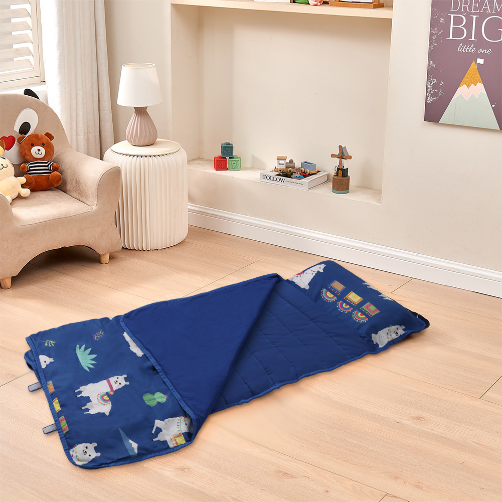 Cross-Border Hot-Selling Foldable Children's Nap Mat, Kindergarten Nap Bed, Quilt, Travel Portable Mattress, Source Factory