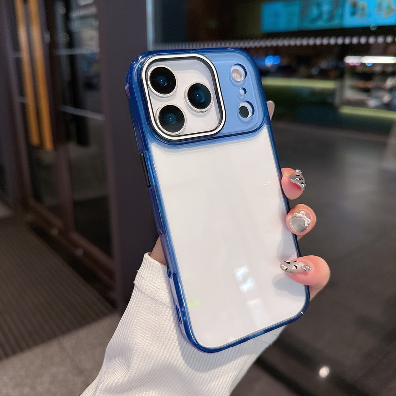 适用iPhone17PROMAX手机壳晶彩透明亚克力带ai按键苹果16硬壳防摔|undefined