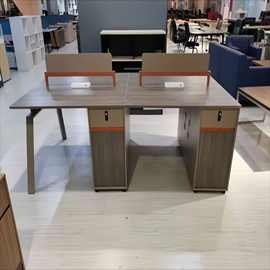 电脑桌四人屏风六人办公桌组合位办公室卡座简约现代板式员工位