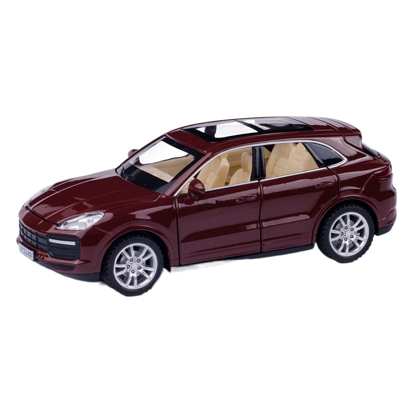 Jiaye aleación modelo de coche 1:32 Bayan vehículo todoterreno con sonido y luz Tire hacia atrás colección de decoración de modelo de coche de juguete para niños