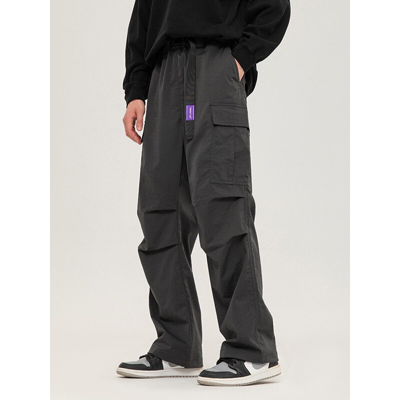 Charge Cargo Pants Men's 2024 Spring and Autumn New Waterproof Functional Outdoor American Style Fashion Brand Straight Leg Wide-leg Sports Pants