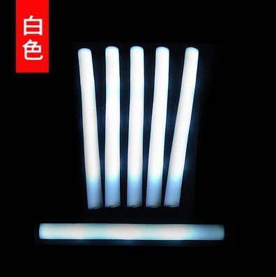 Glowing electronic bath sponge from foam
