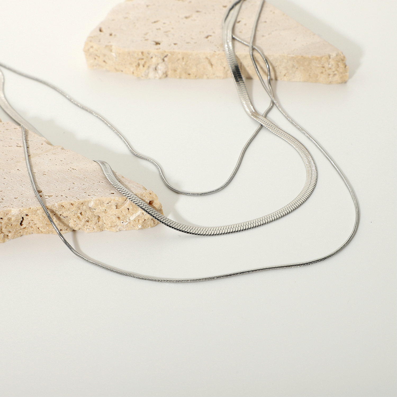 Fashion Geometric Titanium Steel Plating Pendant Necklace 1 Piece