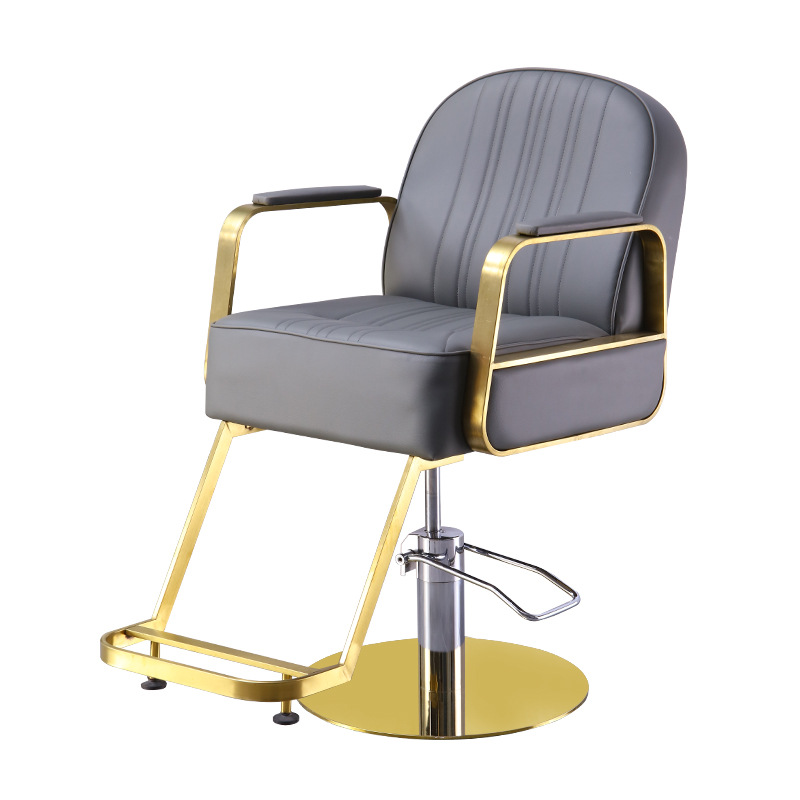 Silla de peluquería silla de peluquería silla de salón de peluquería silla de peluquería transfronteriza simple silla de elevación giratoria moderna silla de peluquería