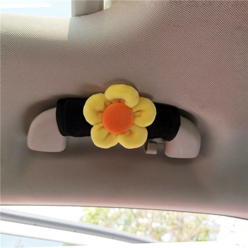 Cute dibujos animados frutas mango de automóvil hombre y mujer universal mango de puerta interior cubierta guante de tracción de techo