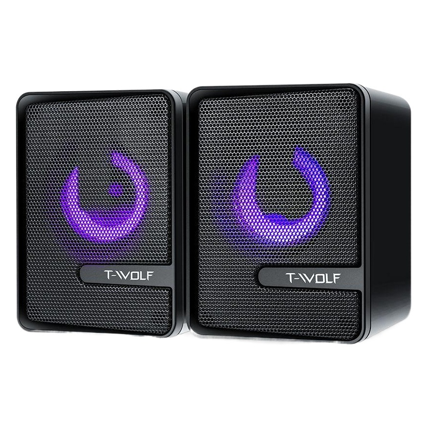 Altavoz para PC Lei Lang S3, iluminación LED, doble bocina, USB – Mayorista de Yiwu