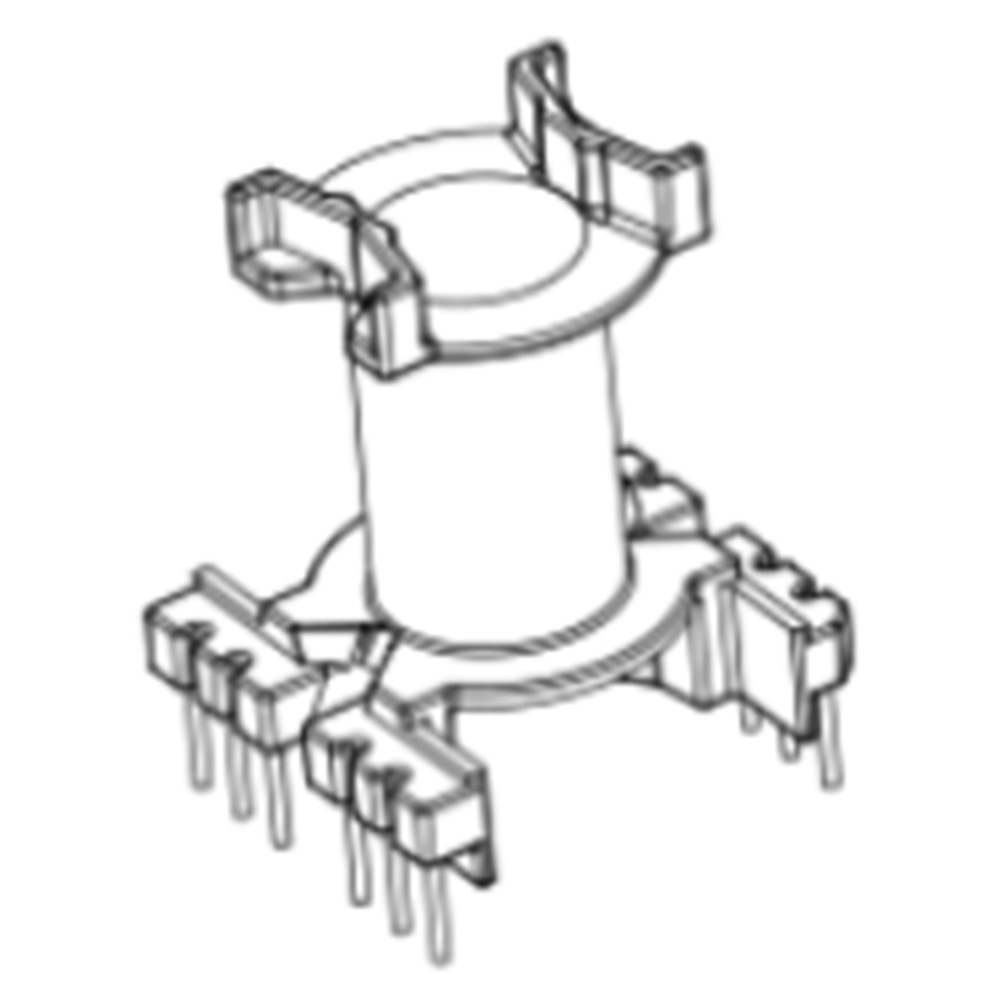 PQ2635高频变压器骨架立式6+6PQ2635电木骨架
